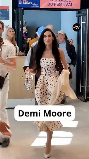 #Cannes2026. Demi Moore au Palais des Festivals