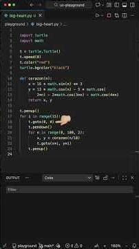 Python Turtle Heart Animation Explained! #programming #python #coding