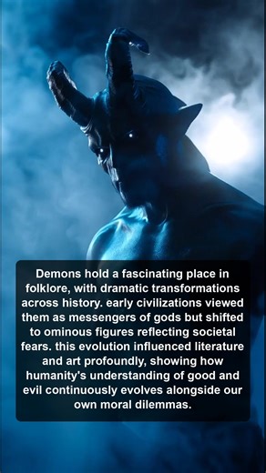 Discover how demons transformed from divine messengers to symbols of societal fears, influencing art and literature while reflecting humanity's shifting understanding of good, evil, and moral dilemmas. | Occult Frequency