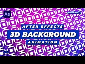 Create 3D BACKGROUND PATTERNS in After Effects - After Effects Tutorial