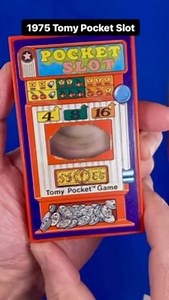 1975 Pocket Slots by Tomy. #tomypocketgames #70stoys #tomytakara #vintagehandheld #pocketgames | stardaze.80