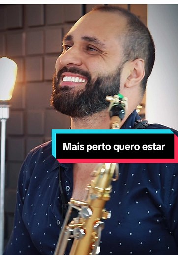 Mais Perto Quero Estar | Saxofone Instrumental Flashback