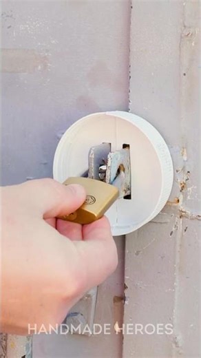 Waterproof lock hack that will never rust 🫙