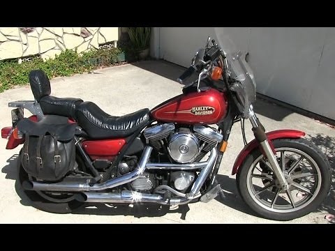 What Is A Harley Davidson FXR Motorcycle?