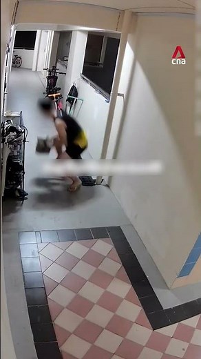 Man caught on camera stealing shoes outside HDB unit in Woodlands