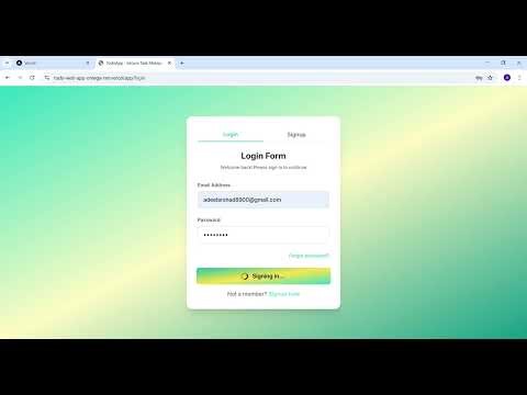 Todo Web Application | Complete Task Manager App | Project Showcase