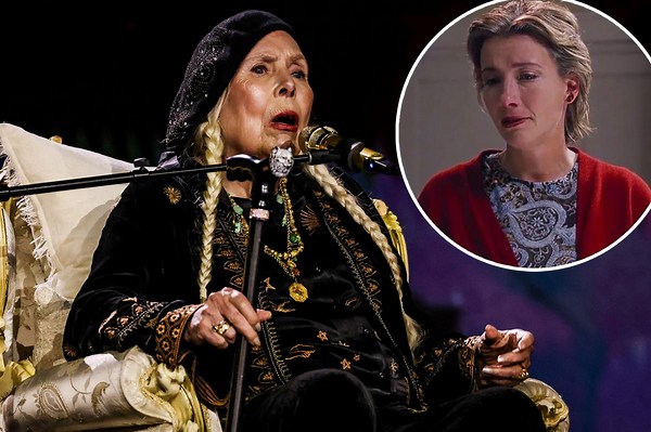 ‘Love Actually’ scene goes viral after Joni Mitchell’s stunning Grammys performance