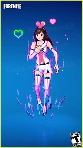 Fortnite Xoxo Emote Kizuna AI Skin Thicc 🍑😜