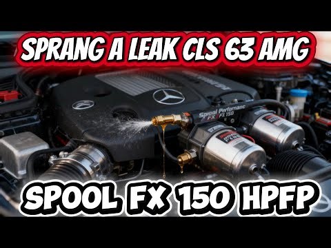 Fuel Line Leak After Test Pulls on the Cls 63 Amg