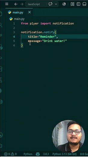 How to send Desktop Notification in Python | Easy Tutorial