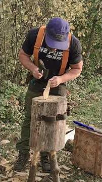 Part 3 of axing the Spoonblank. shaping the second C of the Triple C Method. Woodsmansfinest.com
