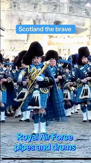 Scotland the brave, Royal Air Force pipes & drums