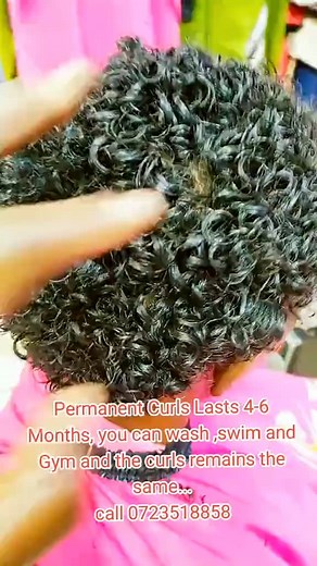Beautiful CURLS, they last for 6months intact, you can wash everyday... Call 0723518858 @sirlennyladieshaircuts | Sir Lenny Ladies Haircuts