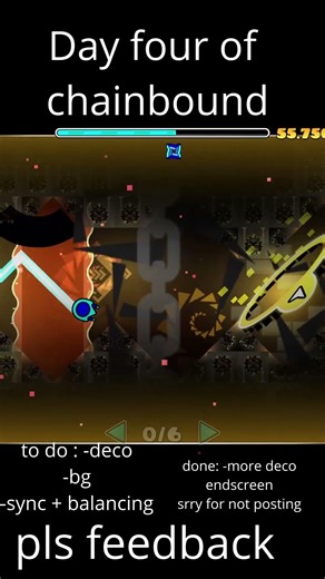 day 4 of chainbound (demon-ish) #geometrydash #gd #demon #gdupdate