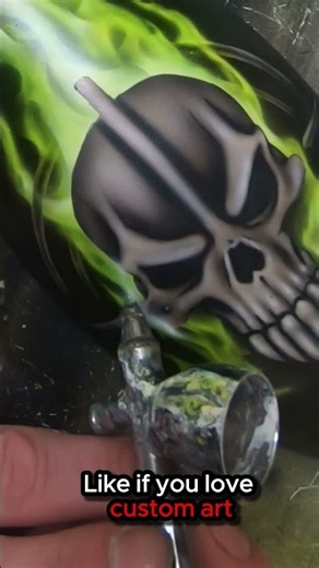 Make Your Own 3D Skull Art with Airbrushing #diyart #skulldesign