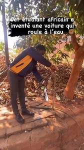 Cet étudiant africain a inventé une voiture qui roule à l'eau. #invention #voiture #eau #etudiant | Benin Fruits & Fleurs