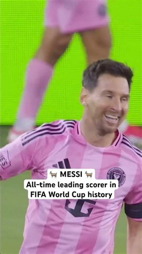 Messi breaks all-time FIFA World Cup goal scoring record 🐐