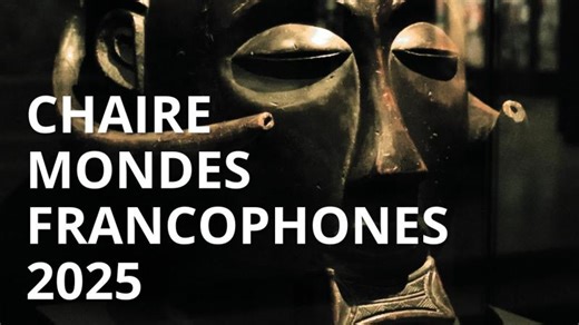 Chaire Mondes francophones 2025 - Donatien Dibwe dia Mwembu | Académie royale des Sciences, des Lettres et des Beaux-Arts de Belgique