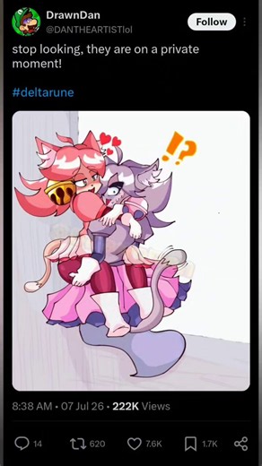 JABONER 2: JARECTION!!!#deltaruneI wonder how many people realize I'm the one voicing Pink/Mew Mew for these.Also love to @FloweryCH5, @FloweryGldnFlr, and all the other members of Deltarune's Parody Twitter. You guys genuinely make .e laugh and I love watching y'all.