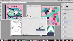 Ever wondered how Owen Davey Illustration created the incredible cover for Smart About Sharks....? Here's how! Get the book at http://flyingeyebooks.com/shop/smart-about-sharks/ | Flying Eye Books