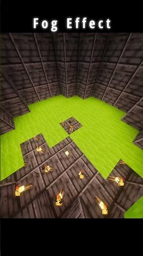 Minecraft Easy Fog Effect Tutorial #minecraft