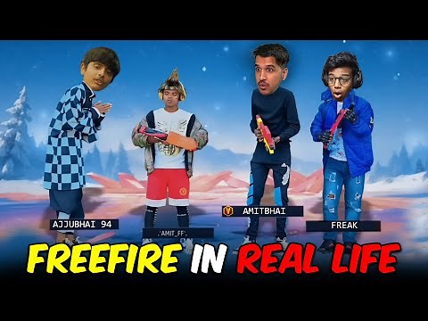 FREE FIRE IN REAL LIFE 😳