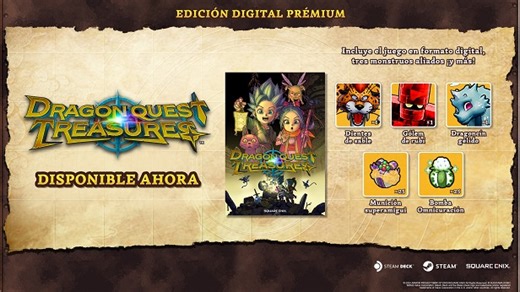 Dragon Quest Treasures ya disponible en Steam - Requisitos Oficiales y Trailer de Lanzamiento | PC Master Race Latinoamérica