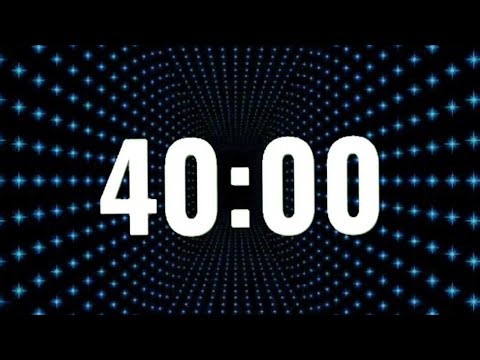 40 Minutes Focus Timer with Ticking Sound | Ends with Alarm 🔔