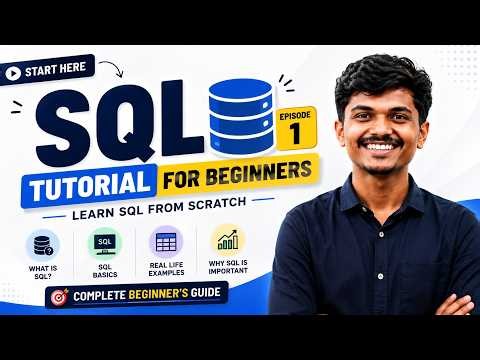 SQL Tutorial for Beginners | Learn SQL from Scratch | Episode 1