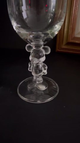 1980s Mickey & Minnie Mouse Stem Wine Beverage Glasses 7" Tall Walt Disney - Etsy