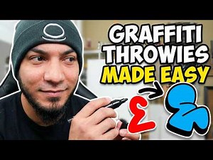 How To Do Graffiti Throw Ups - Any Name Easy!