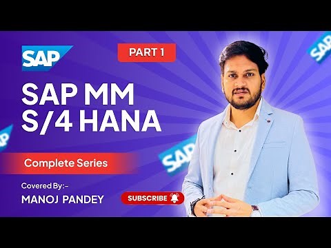SAP MM on S/4 HANA Full Course | Basic to Advance Tutorial ( 2025 - 2026 Edition )