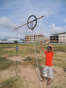 2 Bicycle Trebuchets - Forks and Frame