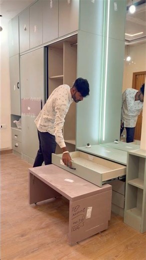 This Smart Dressing Table Saves So Much Space 🤯✨