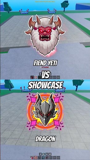 Fiend Yeti vs Dragon #roblox #bloxfruits #bloxfruit #dispecs