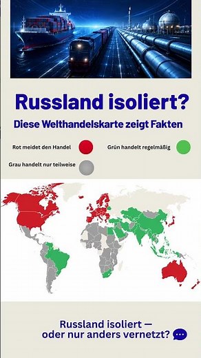 🌍 Russland isoliert? Wer wirklich noch mit Russland handelt #wirtschaft
