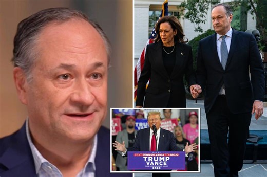 Doug Emhoff does not deny he struck ex-girlfriend while brushing off report as a ‘distraction’ in response to allegations