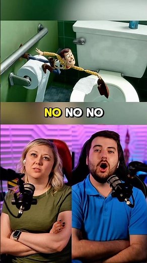 Toilet! 😱 Toy Story 3 REACTION!