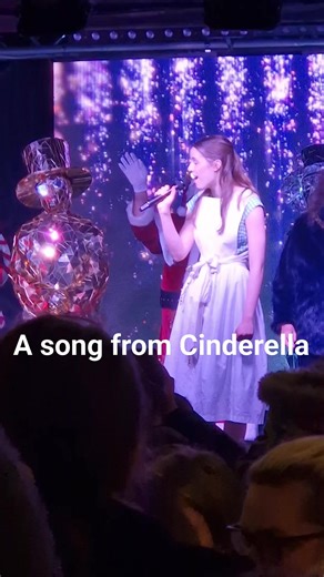 Cinderella from the town's panto gave a taste of what's to come at the Christmas lights switch on | Bognor Regis Observer