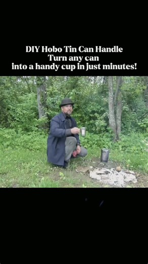 DIY Hobo Tin Can Handle: Create a Camping Cup