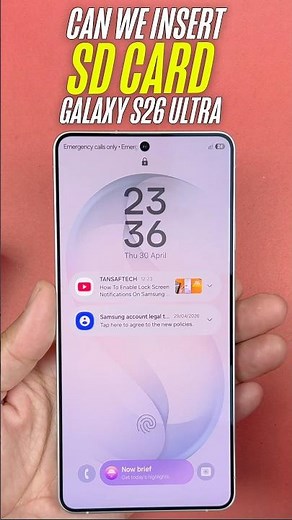 ⚡️ Can You Insert an SD Card in the Samsung S26 Ultra? 📱❌