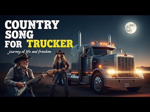 Country Song for Trucker – Night Road Freedom | Journey of Life and Freedom