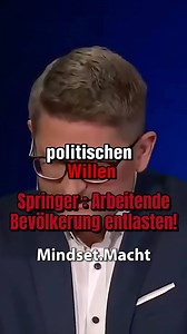 🎙️ René Springer über Renten, Staatsausgaben & politische Prioritäten ⚠️🇩🇪 Springer sagt: 👉 Deutschland gebe Milliarden für EU-Zahlungen, Migration und Klimaprojekte aus. 👉 Gleichzeitig hätten viele Menschen das Gefühl, dass bei Renten und sozialer Sicherheit gespart werde. Sein Argument: 👉 Die Prioritäten der Politik seien aus Sicht vieler Bürger falsch gesetzt. 👉 Besonders Arbeitnehmer und Rentner würden sich zunehmend belastet fühlen. Seine Kritik: 👉 Politiker würden Menschen längere