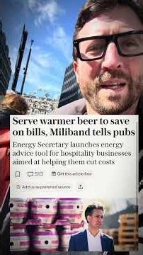 ADAM BROOKS CALLS ED MILIBAND A MORON OVER WARM BEER COMMENT