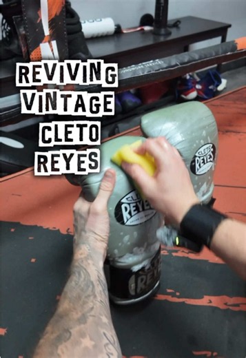Restoring 20-Year-Old Cleto Reyes Boxing Gloves