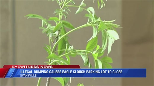 Illegal dumping causes Eagle Slough parking lot to close