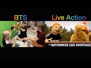 SML Movie: Jeffy’s Easter Eggs Live Action + BTS Side by Side!