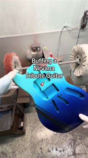 Buffing a Nirvana Tribute Guitar: Part 9 of Build Series