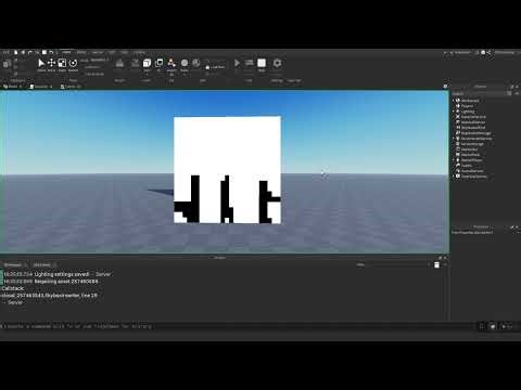 Bad Apple but its in Roblox Studio.