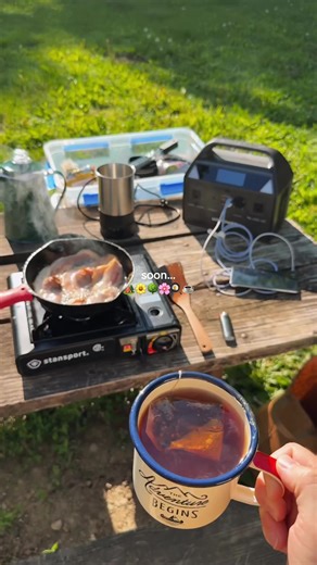 Camping season is soooo close and I can’t wait. 🏕️🥲🌼✨ Nothing quite beats waking up to the sounds of nature and sun streaming into your tent and making a hearty camp breakfast on a beautiful, spring day. 🍳☕️ Tent camping season in Kansas is very short but sweet, so I definitely plan to take advantage of it while I can! 🏕️ #campvibes #campingseason #springaesthetic #springiscoming #granolagirl nature lover, camp more worry less, less screen time more green time